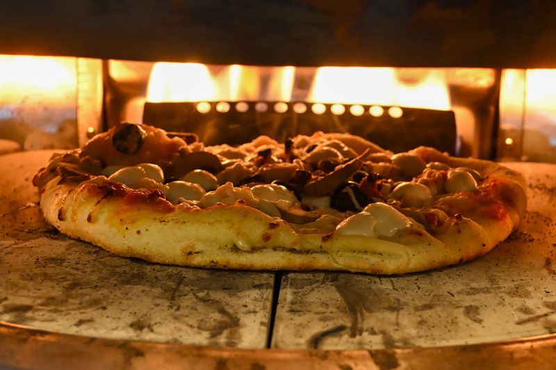 Wood-fired oven at Marcos restaurant Marco Island